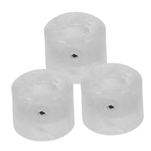 Yardwe 1 Set Potentiometer Knobs Volume Control Knobs for Electric Guitar Bass Durable Material Easy to Install for Sound Equipment Control