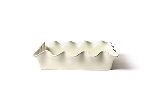 Signature White Ruffle 13in Casserole Dish