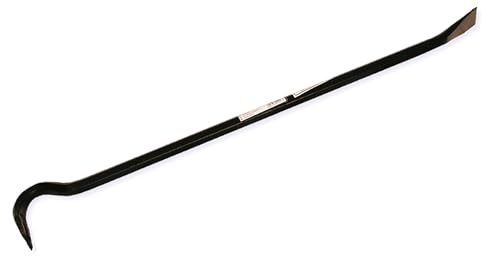 Palanca de Acero 600 mm con Cuña para Clavos — Pata de Cabra Profesional para Demolición, Palanca, Extracción y Obra