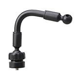 BinZyronic 17mmソケットアダプター 三脚用回転延長アーム – 360度回転可能 ダッシュボード電話マウント兼用