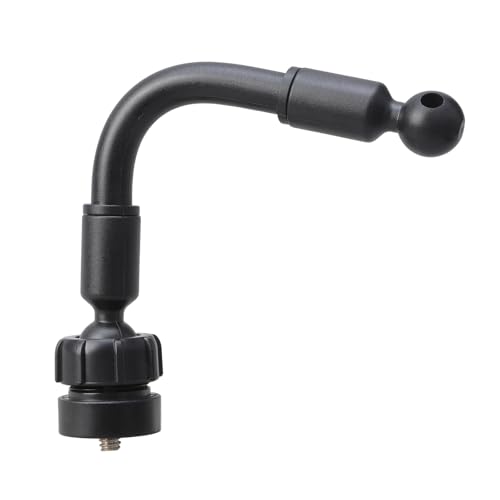Montesy 17 mm Kugeladapter, Handyhalterung, Verlängerung, Kugelhalterung, Navigationshalterung mit 360-Grad-Drehung, verstellbar, abgewinkelt