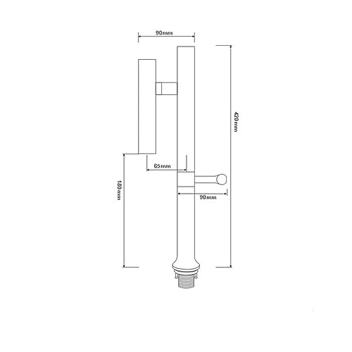 Mitigeur évier inox 304 rabattable 360° eau chaude froide - 7