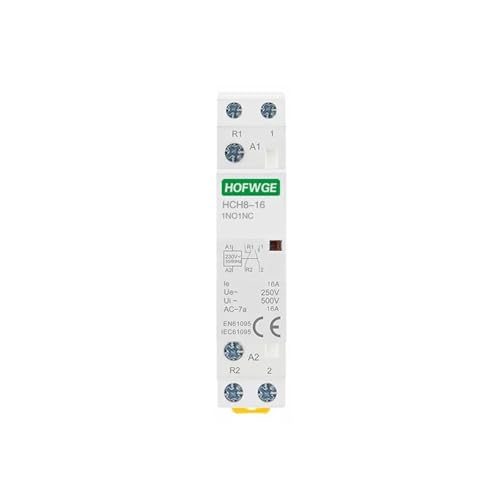 Contacteur 2P 1NO1NC HCH8-16 pour isoler un circuit et couper les appareils - 4