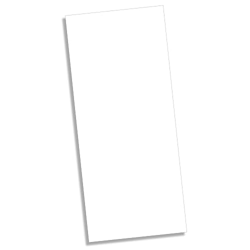 Thick White Wedding Menu Cards 4 x 9 - 100 Printable Dessert Menu Cards 100lb(276 GSM) - Wedding Program Paper Restaurant Menu Card Rack Card Business Note Card 4x9 Cardstock for Wedding Reception