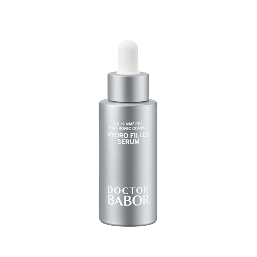 DOCTOR BABOR Hydro Filler Serum | Gesichtspflege für Trockene Haut, Feuchtigkeitsserum mit 2.9% NMF PGA, Mit Hyaluron Säure und Peptide, Glow Serum für Gesicht, Ohne Parfum, vegan | 30ml