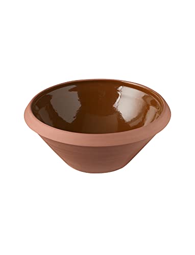 Knabstrup Keramik | Multifunktionelle Premium Keramikschale, 5 l | Geformt mit Lehm und Leidenschaft | Elegante und Klassische Form seit 1897 | Terracotta Cover