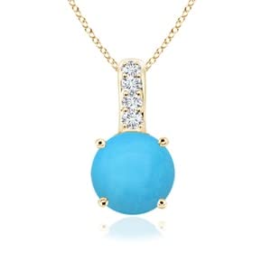 Angara Natural Turquoise Solitaire...