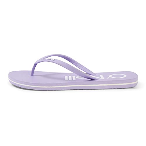 Sandalias con logotipo de perfil rosa morada calzado de verano cómodo 4