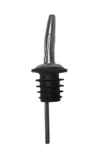 Update International 4 1/2" Stainless Steel Free-Flow Speed Pourer [Set of 12]