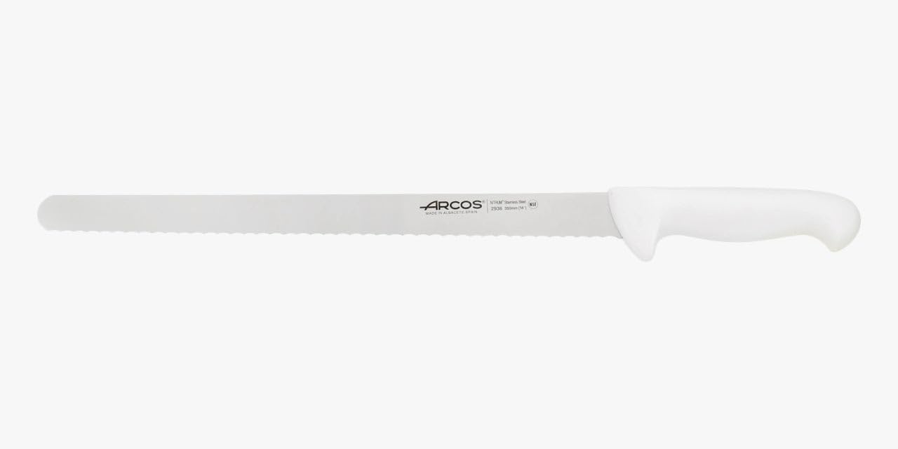 Arcos Series 2900 - Pastry Knife Cake Knife - Blade Nitrum Stainless Steel 14" - Handle Polypropylene Black Color