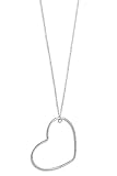 Farbe: silber Xenox Silber Damen-Halskette Heart Beat XS1751