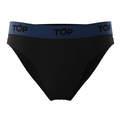 TOP - Men's 100% Cotton Briefs - Pack of 5 - Breathable & Lightweight for All-Day Comfort2