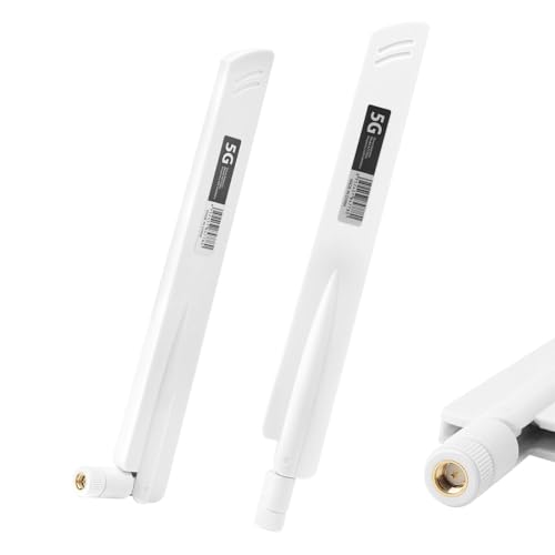 HENGBIRD Antena 5G LTE 4G LTE de ganancia de señal 18DBI Amplificador de señal SMA / TS9 Antena Wi Fi multidireccional 360° 600 6000 MHz