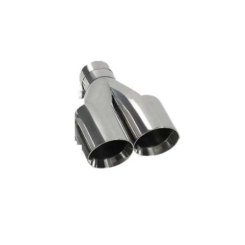 Enjoliveur d'échappement universel pour masquer un pot rouillé avec ce double embout acier