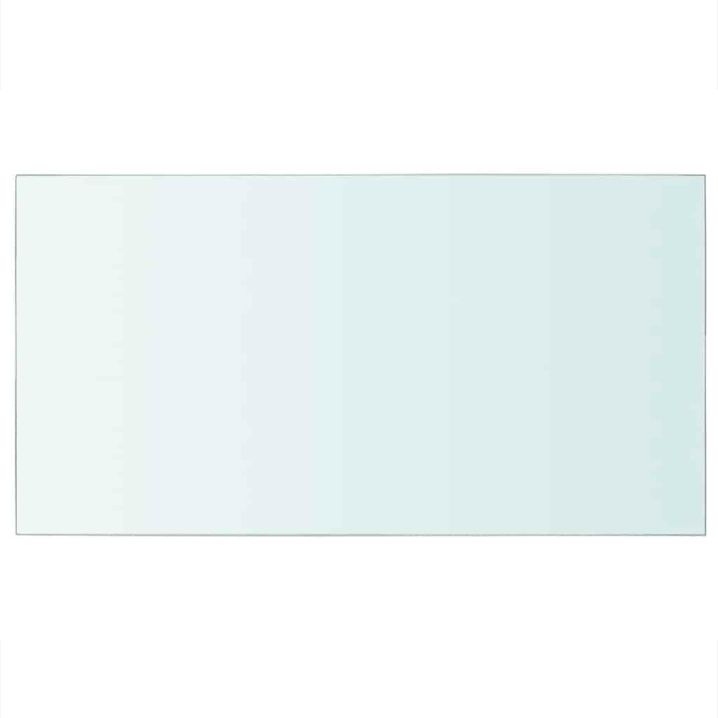vidaXL Regalböden 2 STK. Glas Transparent 40x25 cm