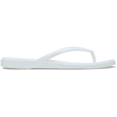 Image of Crocs Women's Miami Flip Flops | Square Toe Flat | 360 Degree Comfort | Croslite Foam Footbed