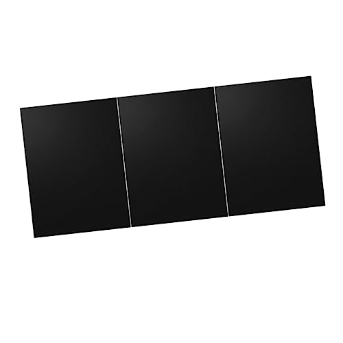 UKCOCO 3 Piezas Estera de la Parrilla del BBQ Adorno de Parrilla Interior Pesado Parrilla de la Barbacoa Patio Grill Toaster Oven Alfombrilla para Hornear Almohadilla para Hornear Black
