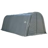 Round Top Instant Garage 14x32x12 Replacement Cover kit Round 7 oz Gray