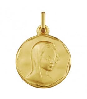 Médaille Vierge Marie Souriante or jaune 375/00, le bijou protecteur à porter au quotidien