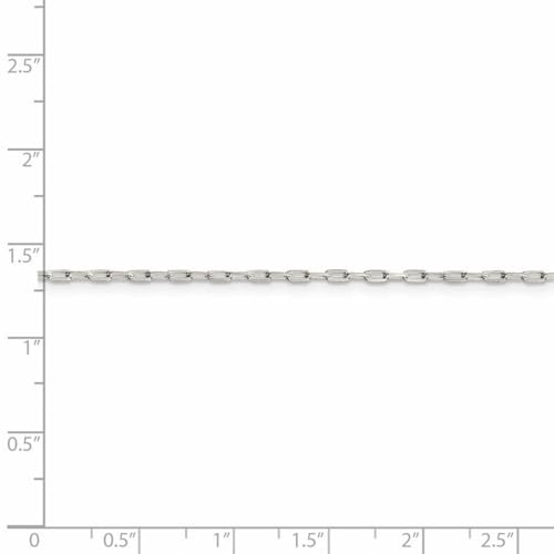 Chaîne maille ouverte argent 925 massif collier quotidien femme 46cm