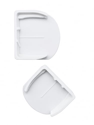 bidules3d Lot de 2 Supports de Badges télépeage Compatible Q-Free Blanc