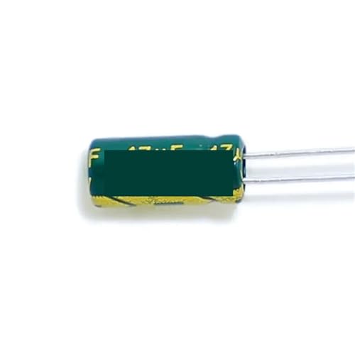 Condensateur électrolytique 47uF 25V de rechange, condensateur aluminium 5x11mm radial