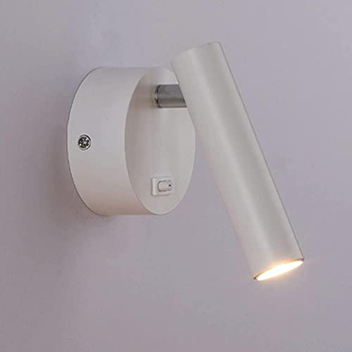 Lámpara de pared de aluminio para lectura nocturna en acabados modernos