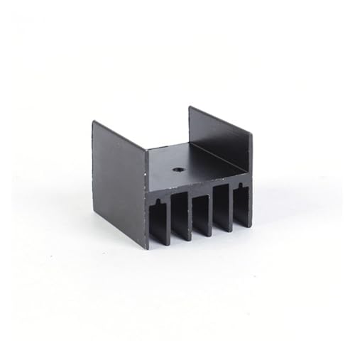 Disipador de calor de aluminio 30x25x30 con aletas de alta disipación térmica