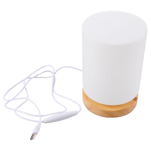 Lámpara de Mesa de Noche LED Cilíndrica con Control Táctil miniatura 5