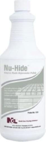 Nu-Hide Vinyl & Plastic Rejuvenator Polish, Protective Coating for Leather, Chrome & Stainless Steel