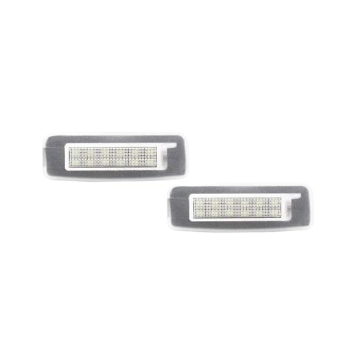 Luz LED matrícula blanca contra fallos de bombilla en Ford Focus MK1 lámpara placa 2 uds