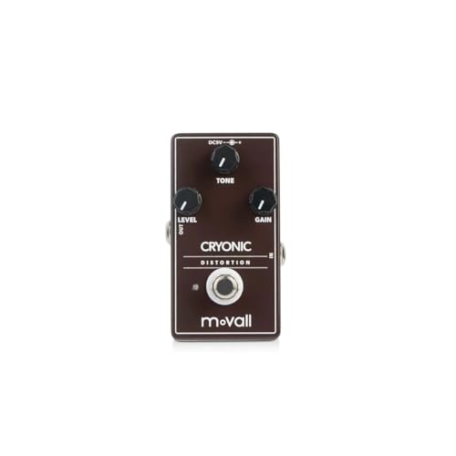 Movall MP-107 Cryonic Distortion Gitarrenpedal – Hohe Verstärkung, kompakt, True Bypass