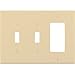 Mulberry Metal Products 2 Switch/GFI Wall Plate - Ivory Lexan
