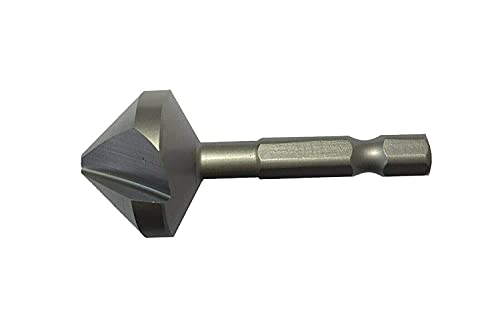 CNC QUALITÄT Fraise conique Ø 6,3/8,3/10,4/12,4/16,5/20,5 mm - Fraise HSS - Porte-embout - Traitement universel (10,4 mm) Cover
