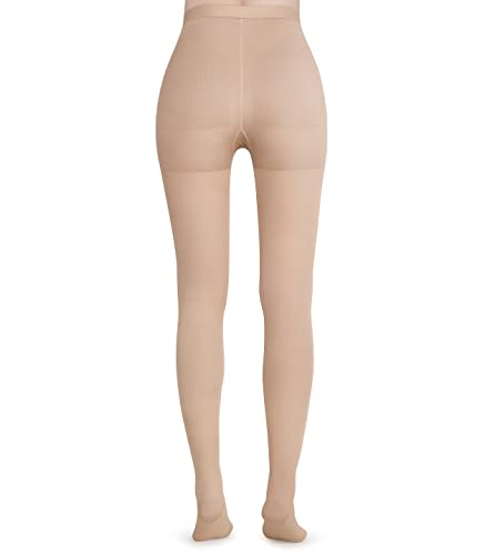 Image of Medical Compression Pantyhose for Women Support Stockings 20-30 mmHg Treatment Swelling, Edema Varicose Veins