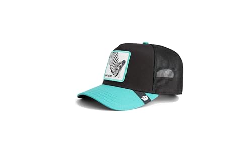 Goorin Bros Gorra Trucker Negra y Azul Cebra Extreme Arbez Flip Side 2 The Farm
