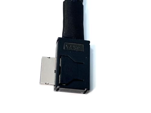 Cable Micro SATA Oculink ángulo 90 grados 200 mm miniatura 3