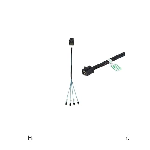 Cable S/AS HD 12G SFF8643 a 4 SATA 1m miniatura 3