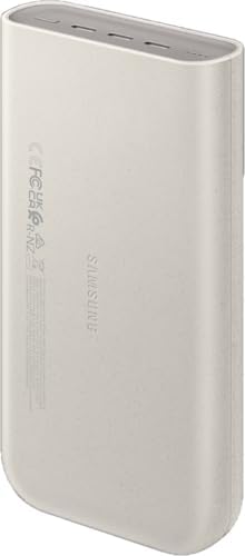 Samsung 20000 mAh 45 Watt Powerbank, Hızlı Şarj, PD 2.0, 3 Çıkışlı, Kablo Dahil, Bej, 2024 Model - Görsel 4