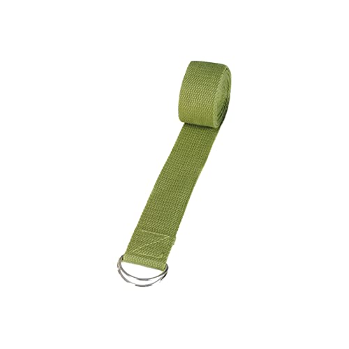 ohfruit Yoga Courroie d'étirement Universal Fade-Moins de Grande flexibilité Exercice Yoga Belt-Courroie armée Verte Cover