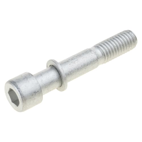 Ldbuejiaja Tornillos para tija de sillín de bicicleta de acero inoxidable, 8 x 43 mm, tornillo de cabeza hexagonal con arandela, accesorios, tornillos de acero inoxidable de alta resistencia