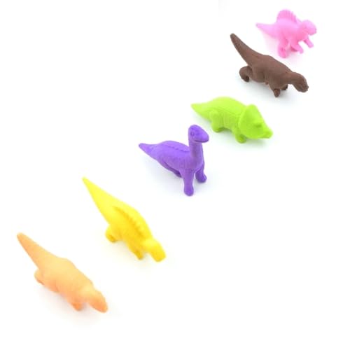 MAPPERZ Dinosaur Shaped Erasers Set (6 pcs) - 3D Puzzle Animal Erasers for Kids, Classroom Prizes, Party Favors & Desk Toys (Pack of 1) (B0DH54TV1T) Amazon Price History, Amazon Price Tracker