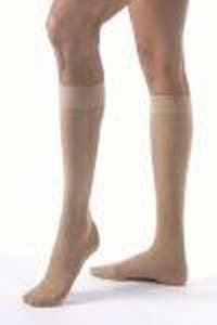 BSN Medical 119407 Jobst Compression Stocking, Knee High, Closed Toe, 15-20mmHg, Large, Suntan