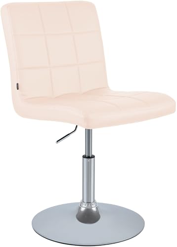 CLP Chaise de Salle à Manger réglable en Hauteur avec Dossier Ricky, Chaise pivotante 360°...