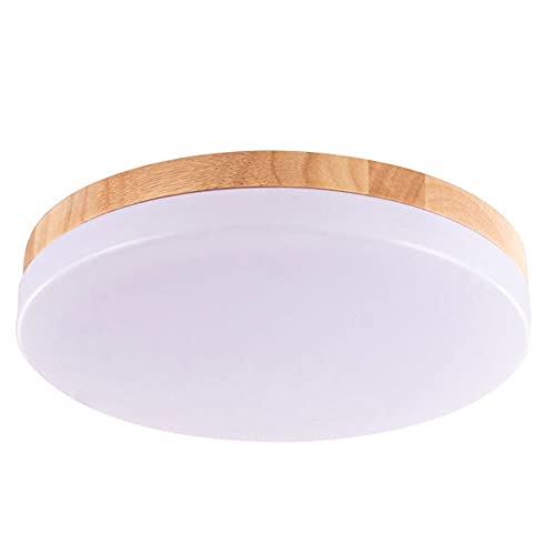 Lampe plate finale en métal ronde pour éclairage de plafond de chambre