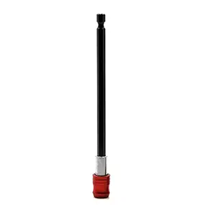 60/100/150mm Hexagon Red Pattern Bit Holder Extension Quick Change Screwdriver Batch-Head Extension Lever Hand Electric Drill Power-Saving Accessories