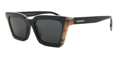 BURBERRY BRIAR BE 4392U Black Vintage/Dark Grey 52/19/140 women Sunglasses2
