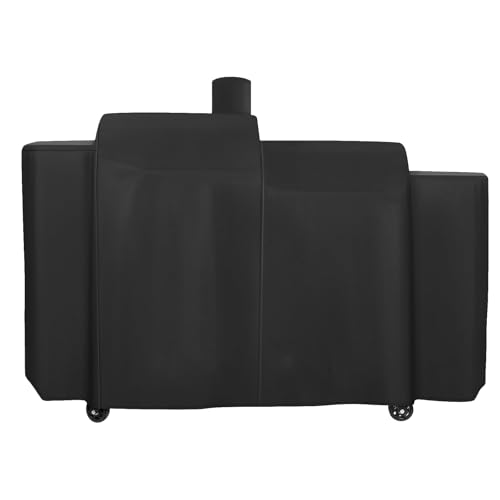 Grill Cover for Pit Boss Platinum KC Combo PB1285KC 600D Heavy Duty Waterpoorf UV Outdoor Fade Resistant B BQ Grill Cover for Pro Series 1100 Combo Grill