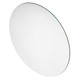 SUPVOX Cúpula de Vidrio Convexa para Reloj de Pared 25 Cm (10 Pulgadas) Cubierta Transparente Redonda Resistente a Rayaduras para Restauración y Reemplazo del Panel de Esfera