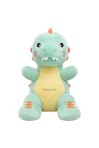 Image of Dinosuar Soft Toy for Girls Boys Kids,Sea Green,Dinosaur Animal Plush Stuffed Baby Teddy Gift Birthday, 30cm